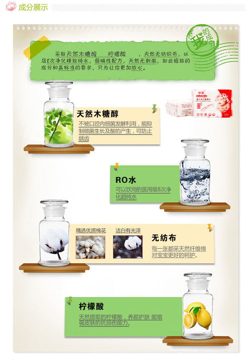 儿童用湿巾产品详情页设计